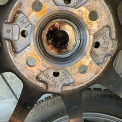 ブリザックスタッドレス軽自動車用アルミ付きの画像