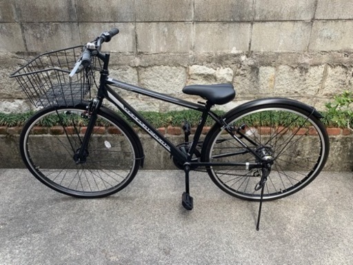 【取引完了】【中古美品】276CRHD 自転車  6段変速  カゴ&ライト付き