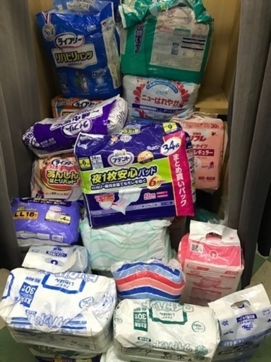【中古/開封】大量!!介護用品 紙オムツセット他