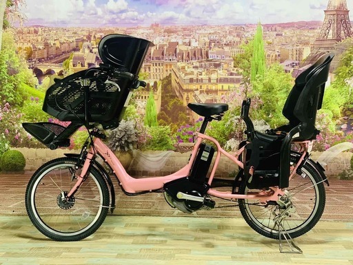 3429電動自転車ブリジストンアンジェリーノ20インチ ピンク