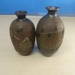 Y!　山原焼　徳利　沖縄の焼物
