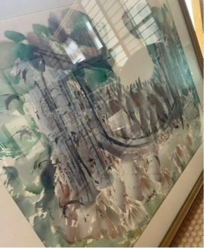 絵画　額入り