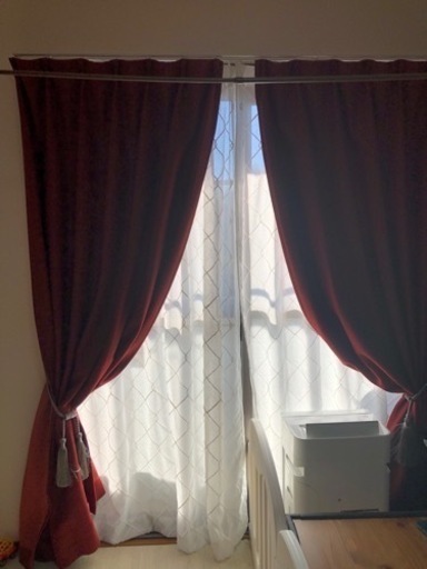 ニトリ オーダーカーテン 遮光、防炎 お取引中