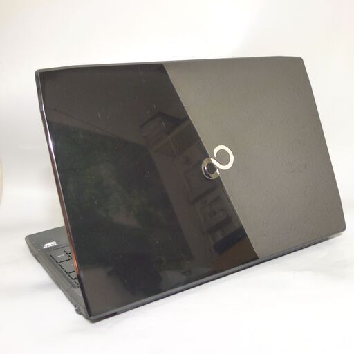 新品高速SSD Wi-Fi有 ノートパソコン 15.6型 富士通 AH40/R 中古美品 AMD 4GB DVDマルチ 無線 Blue