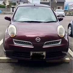 3月末までの最終出品❣️日産マーチ フランボアーズレッド(要価格応談)