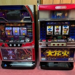 実機2台スロットセット！北斗の拳 黒王！大花火！