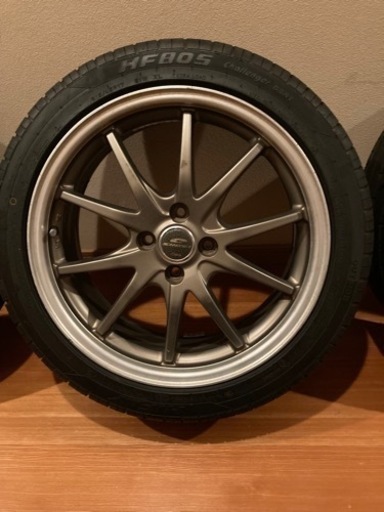 【タイヤほぼ新品】17インチ　タイヤホイールセット