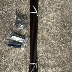 電柵　支柱　120本セット　ガイシ付き