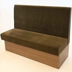 【処分価格】ファブリックソファ　QUON　ブラウン　180C