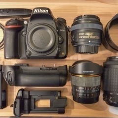 NIKON D610とレンズキッド３本　別売り可
