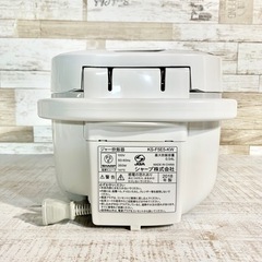 【当日可能‼️】SHARP ジャー炊飯器 2018年製✨ 3合炊き⭕️の画像