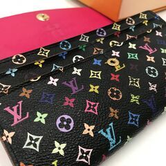 【本物】ルイヴィトン LOUIS VUITTON ポルトフォイユサラ モノグラムマルチカラー M60005「基本送料無料」