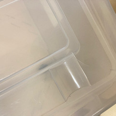 クリアケース / コロ付き衣装ケース / 大容量の画像