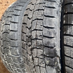 スタッドレスタイヤ　155/65R13 2020年製　バリ山の画像