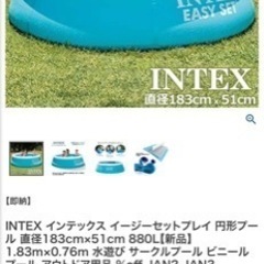 プール　インテックス　おもちゃ　新品　３月１５日までの画像