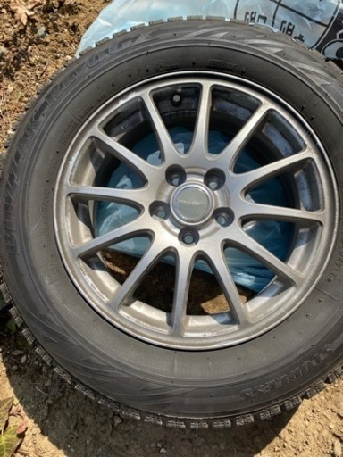 ご成約❤️値下確認用❤️19565R15アルミホイール付14✖️52/1Jスタッドレスタイヤ