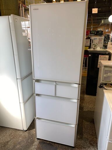 【愛品館市原店】日立 2018年製  401L  5ドア冷蔵庫 R-S4000H(XW) 【愛市IR014003-104】