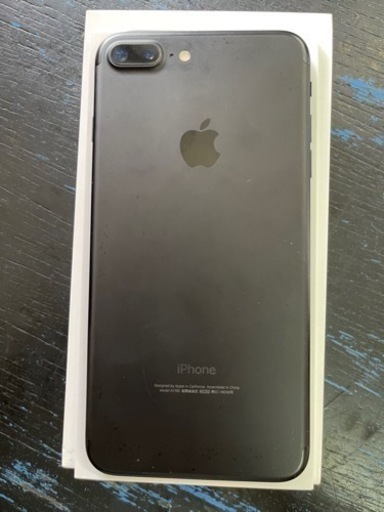 SIMフリー iPhone7 plus 32gb ブラック 2022/03/01
