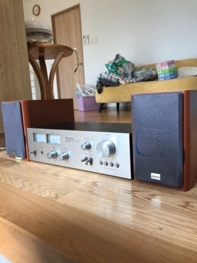 テクニクスアンプ\u0026Onkyoスピーカーセット4千円で。