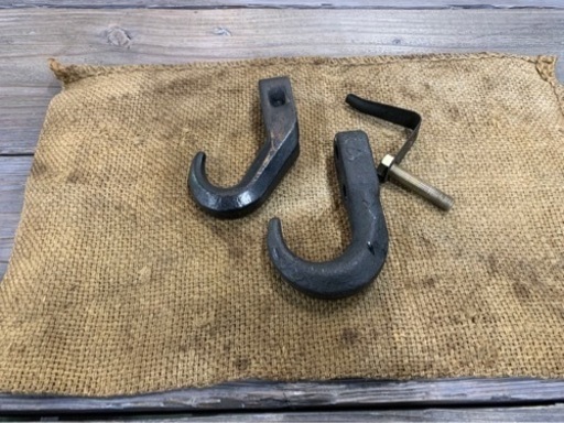 当時物 ランクル60 牽引フックとストッパー純正品