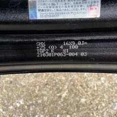 work seekerMX 9J+25 16インチ 4穴PCD100の画像