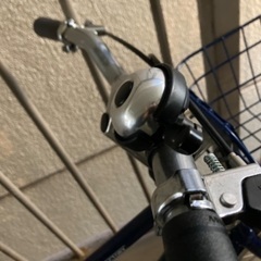 買ったばかり。125センチくらいのコ用自転車