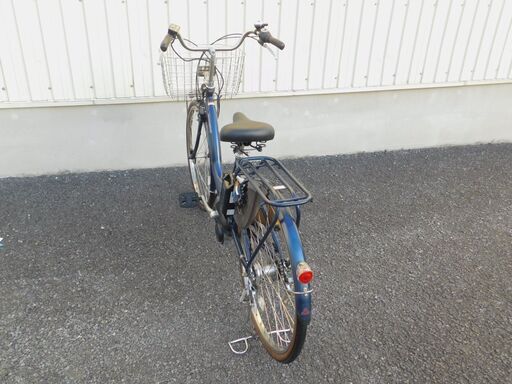 2015年モデル 子供乗せ対応 ヤマハ PAS Natura L デラックス PM26NLDX マットネイビー 8.7Ah 車体＆バッテリー極めて良好! 自510