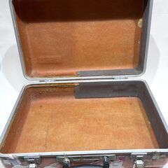 昭和レトロ トランクケース ハードケース オレンジ 幅53×奥行18×高さ34cm ヴィンテージ ビンテージ アタッシュケース！Bの画像
