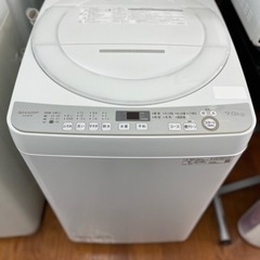 送料・設置込み　洗濯機　7kg SHARP 2020年