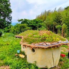 曲線の家の作り方　～天然素材活用実習～