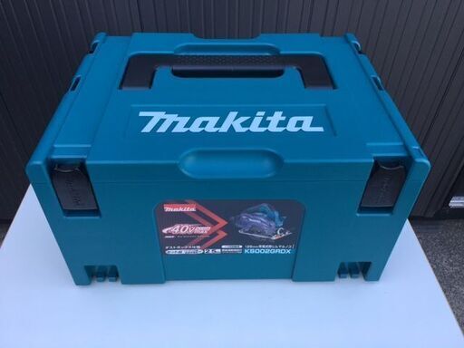 【新品・未開封品】 makita（マキタ）　40Ｖmax　125㎜充電式防じんマルノコ　KS002GRDX　バッテリ（BL4025）×2個・充電器・ケース付き