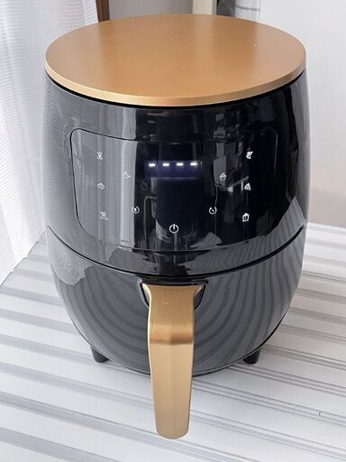 【配送・直接引渡OK】管理番号：H-87  未使用品　電動エアフライヤー　4.5L　高さ約31cm  直径約27cm
