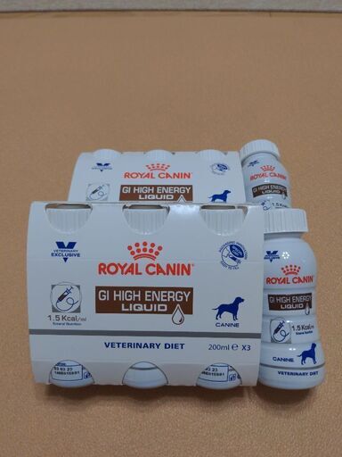 ロイヤルカナン　食事療法食　犬用　消化器サポート　高栄養　ハイエナジーリキッド　200ml×8本