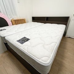 【お取引中】美品・フランスベッド収納マットレス付 ２台セット