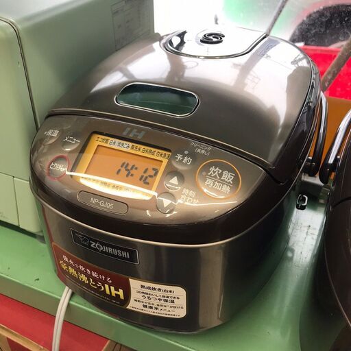 10/20■Zojirushi/象印 炊飯器 IH NP-GJ05 3合炊き 2019年製■