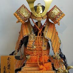 兜飾り 節句飾り 端午の節句 男の子 武将 玉鳳作 収納ケース付き ■ 買取帝国 朝霞店の画像