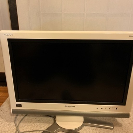 【3/13まで】シャープ 20V型 液晶 テレビ AQUOS LC-20D10W ハイビジョン 2007年モデル