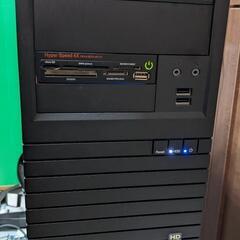 Win10 デスクトップPC 黒