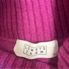 LOWRYS FARM ニット セーター Mサイズの画像