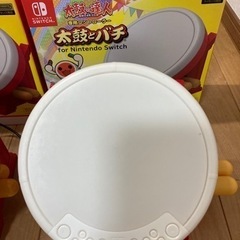Nintendo Switchば～じょん!と専用コントローラー太鼓とバチセットの画像
