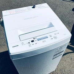 ♦️EJ2059番TOSHIBA東芝電気洗濯機 【2019年製】