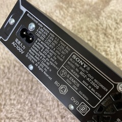 【お譲り先決定】ソニーブルーレイレコーダーの画像