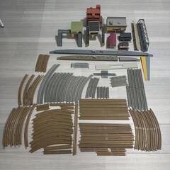 Nゲージ　模型　鉄道　ジオラマ　建物　蕎麦屋　タクシー　レール