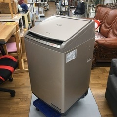 S2172018年製6ヶ月保証日立 HITACHI BW-DV100C N [ビートウォッシュ タテ型洗濯乾燥機 （10kg） シャンパン]