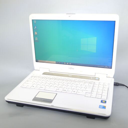 Wi-Fi有 ホワイト ノートパソコン 15.6型 FUJITSU 富士通 NF/G50 中古良品 Core i3 4GB DVDRW 無線LAN Windows10 Office 即使用可