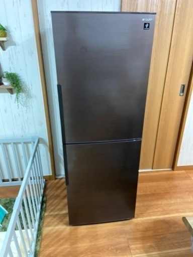 【美中古品】シャープ　プラズマクラスター冷蔵庫　メガフリーザー　280L