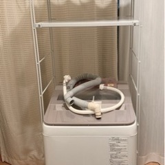 洗濯機 スチールユニットシェルフ 無印 パナソニック