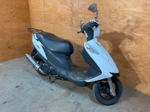 ☆お支払い総額7.8万円☆ スズキ アドレスV125 CF4EA 社外マフラー LEDテール、ウインカー！ カスタム多数♪ 通勤通学に♪カスタムベースにも♪ 関東圏内即日配送可能です！