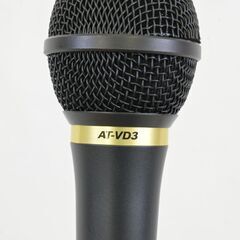 【プラグ欠品のため、大特価！】ダイナミックボーカルマイクロホン　マイク　audio-tecnica　AT-VD3　有線　216Sの画像