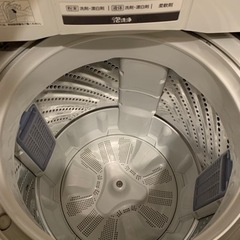 洗濯機 スチールユニットシェルフ 無印 パナソニックの画像